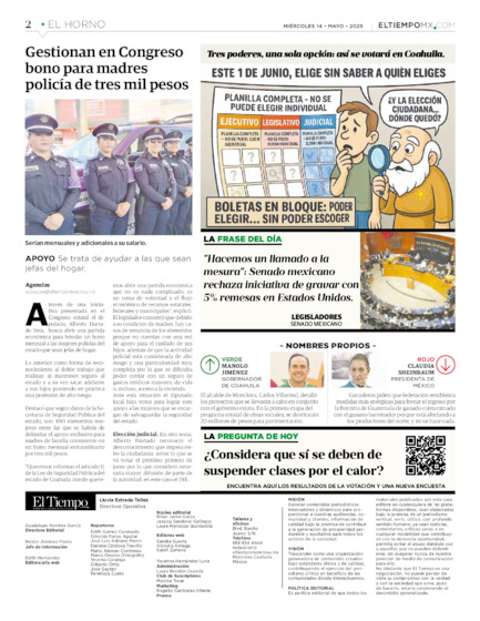 Edición impresa, hoja 2