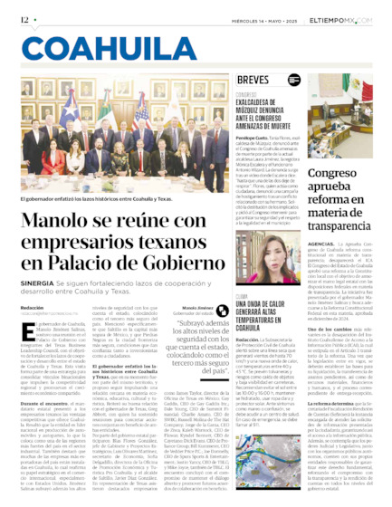 Edición impresa, hoja 12