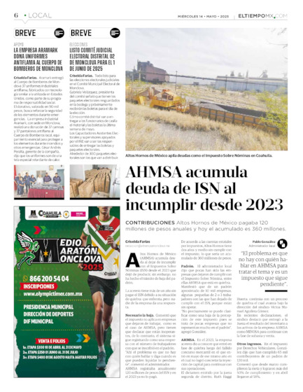 Edición impresa, hoja 6