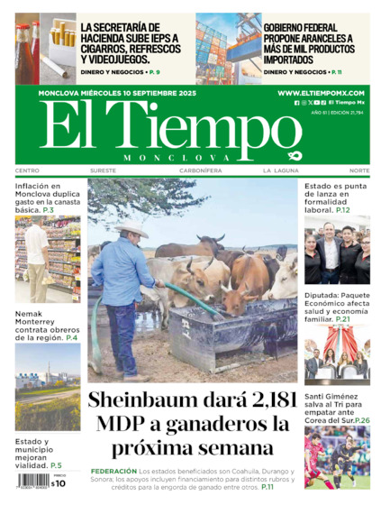 Edición impresa, hoja 1