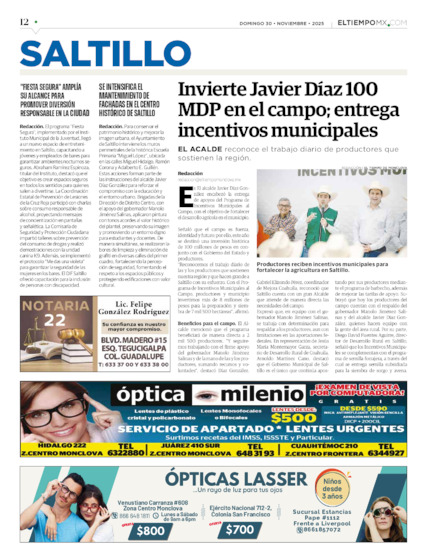 Edición impresa, hoja 12