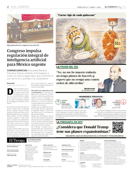 Edición impresa, hoja 2