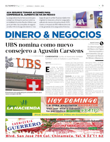 Edición impresa, hoja 9