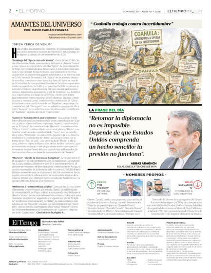 Edición impresa, hoja 2