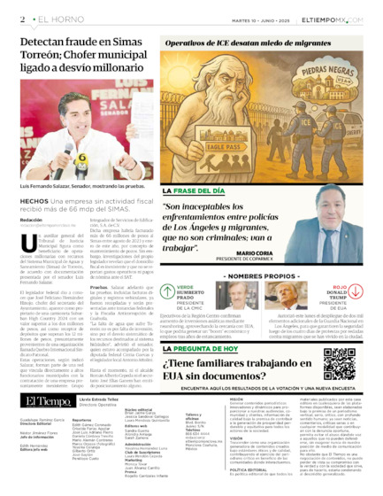 Edición impresa, hoja 2