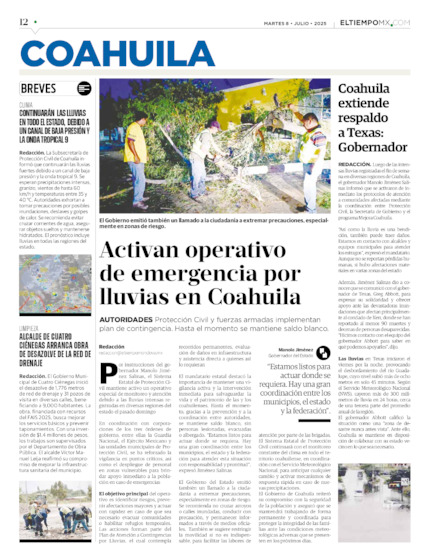 Edición impresa, hoja 12