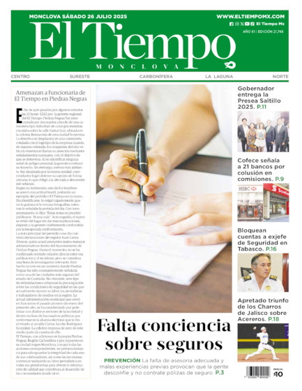 Edición impresa, hoja 1