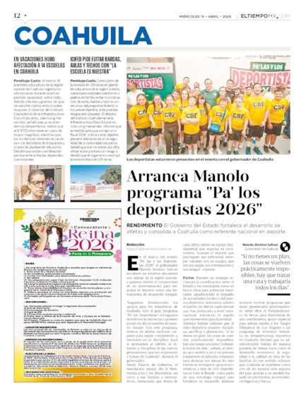 Edición impresa, hoja 12