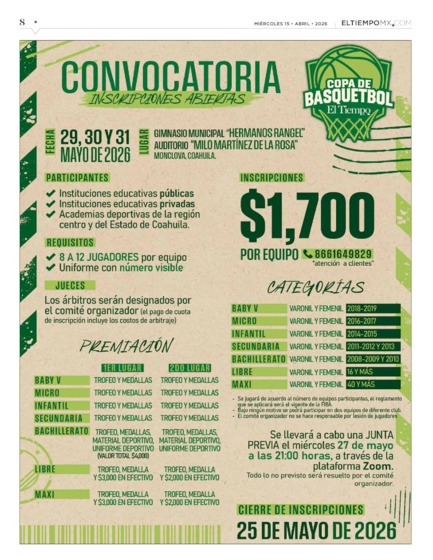 Edición impresa, hoja 8