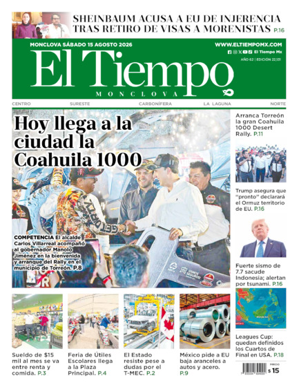 Edición impresa, hoja 1