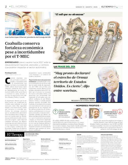Edición impresa, hoja 2