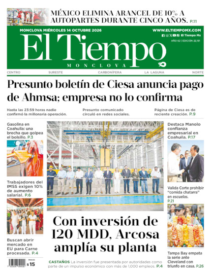 Edición impresa, hoja 1